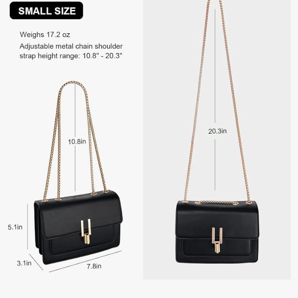 Elegant Green Small Leather Crossbody/Handbag for Women - Picture 2 of 8